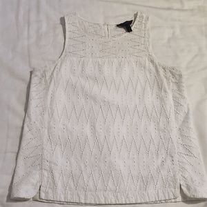 J. Crew white top size 4